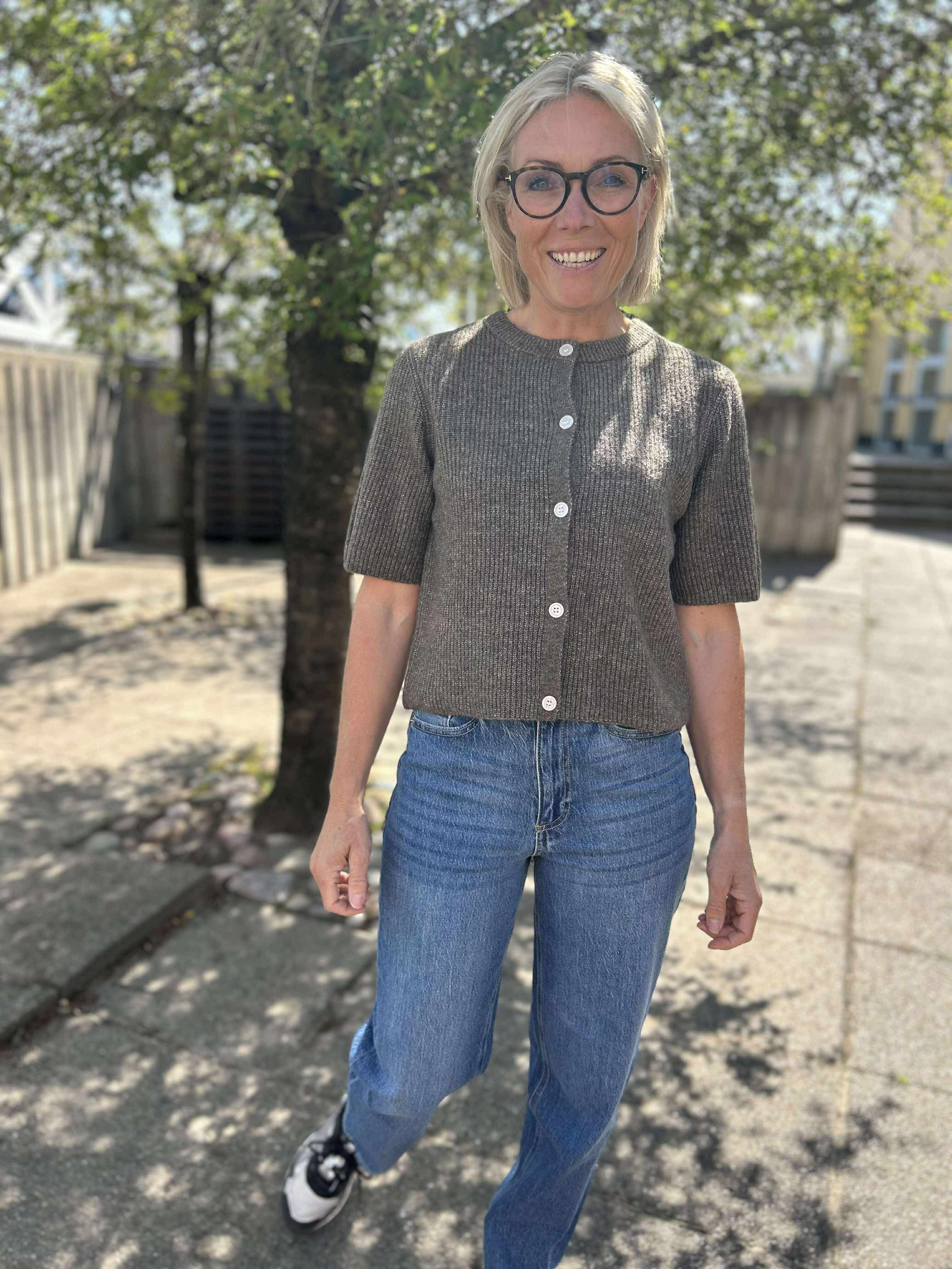 PCSILLY Knit Cardigan - Morel